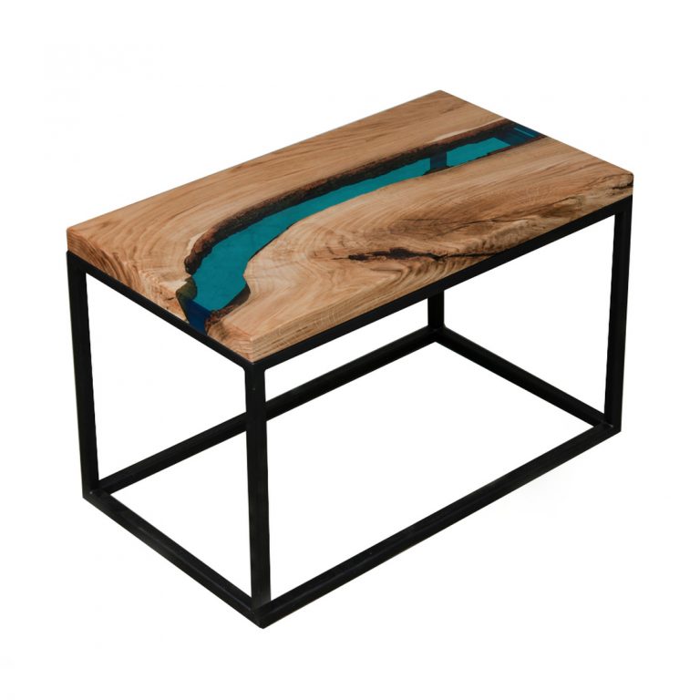 COUCHTISCH KARUS EPOXIDHARZ EICHE - EAGLE DESIGN